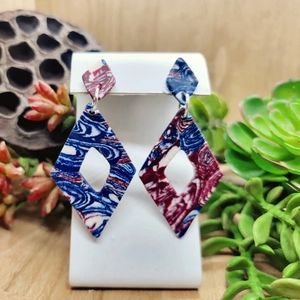 HAND CRAFTED Polymer clay earrings